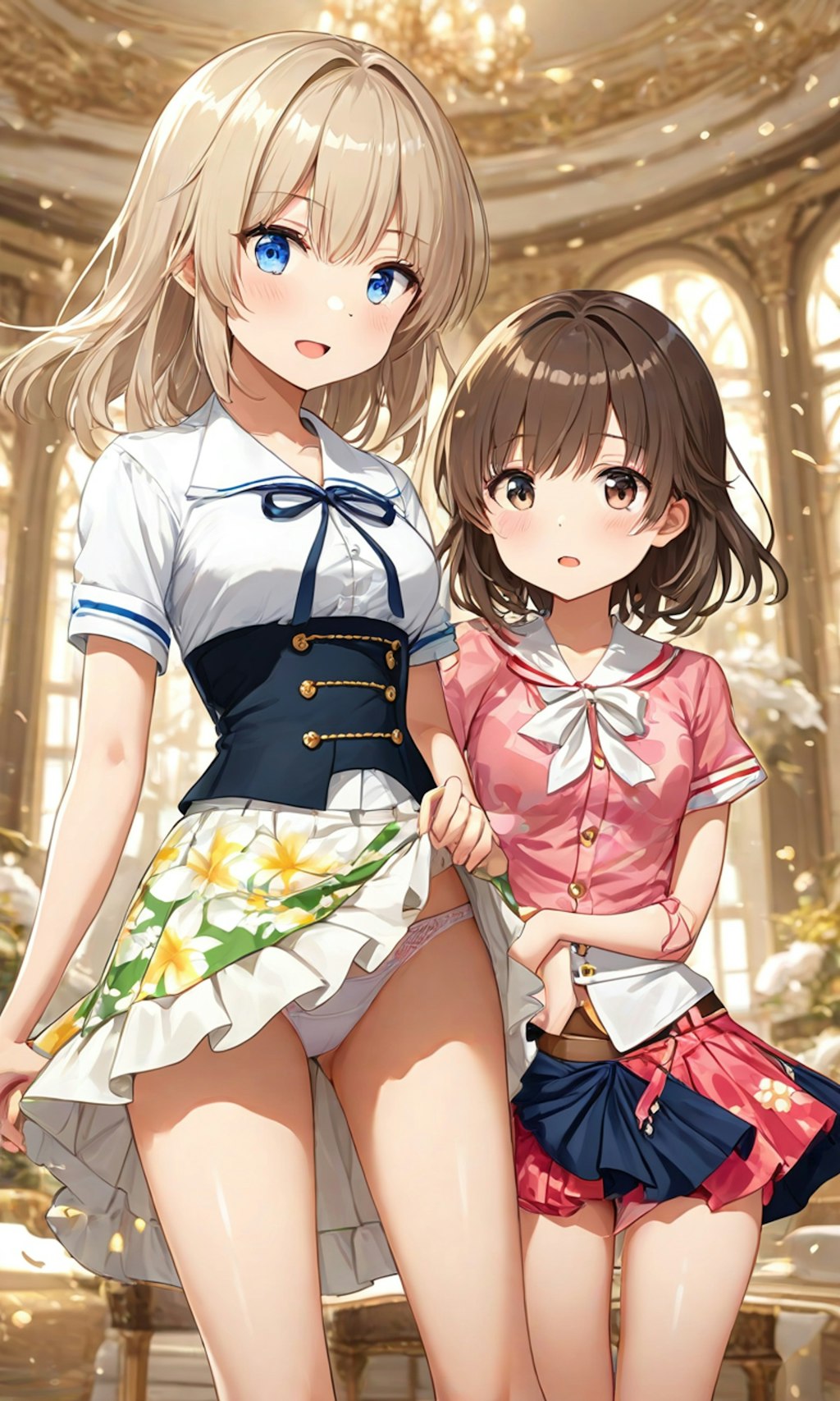 パンチラとセーラー服と女子高校生と