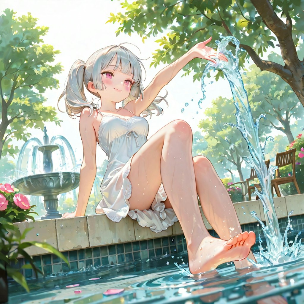 水遊び