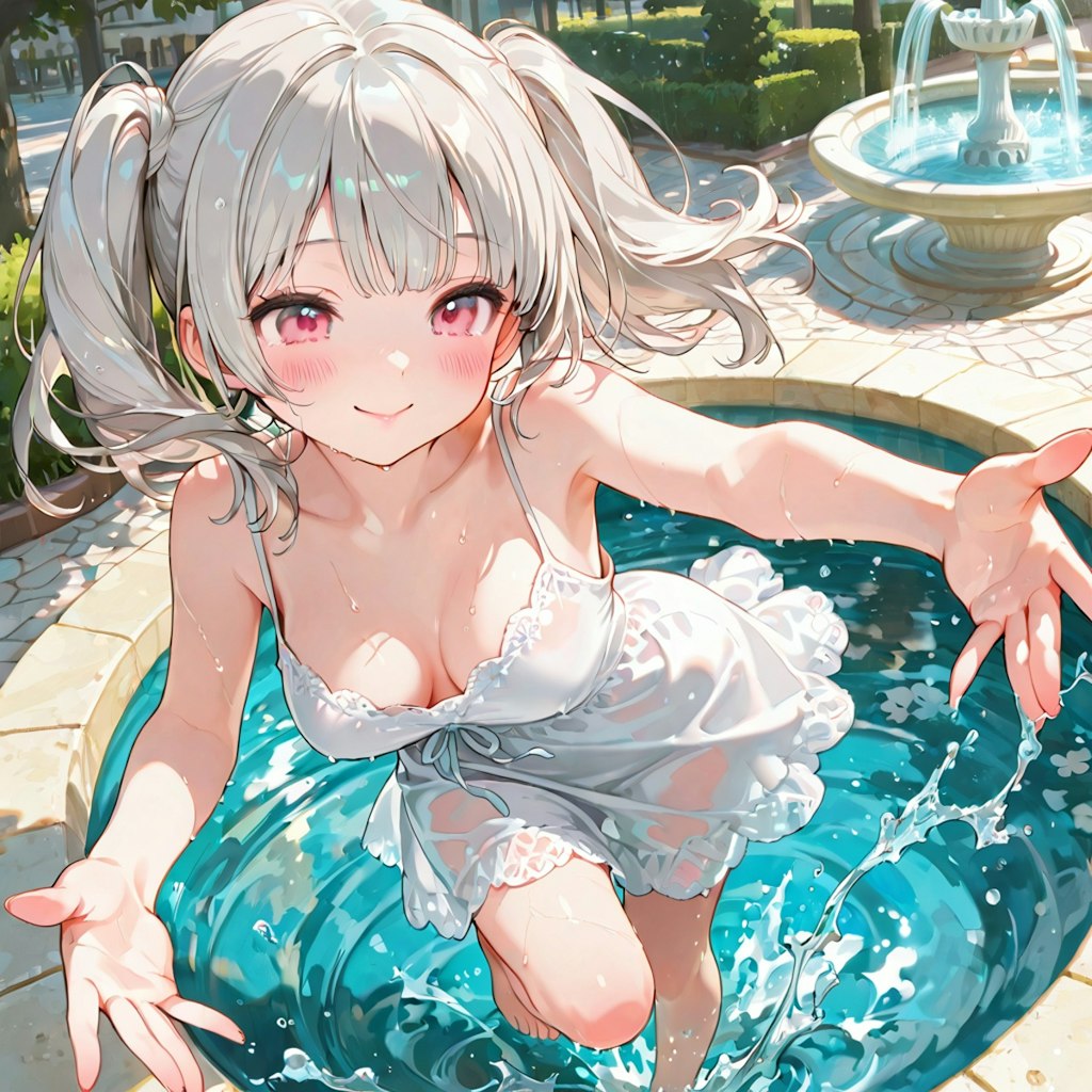 水遊び