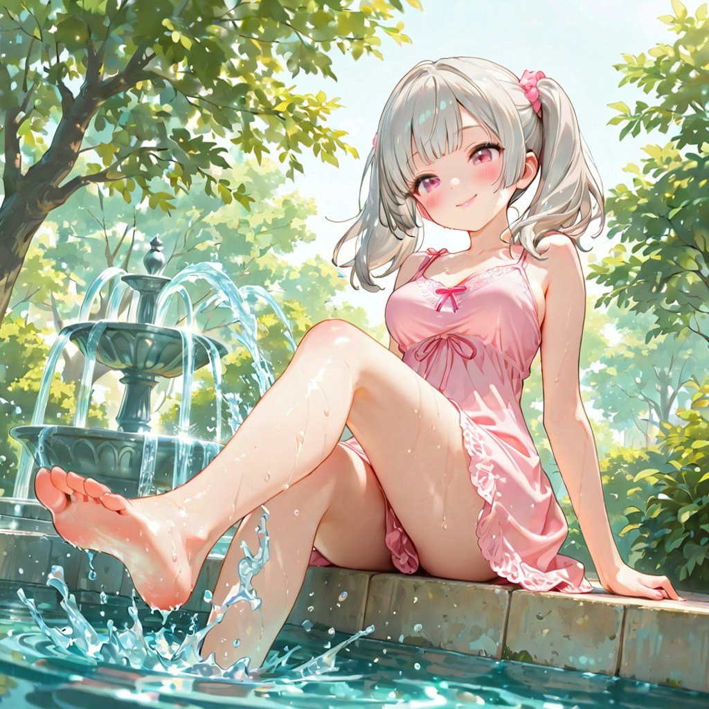 水遊び