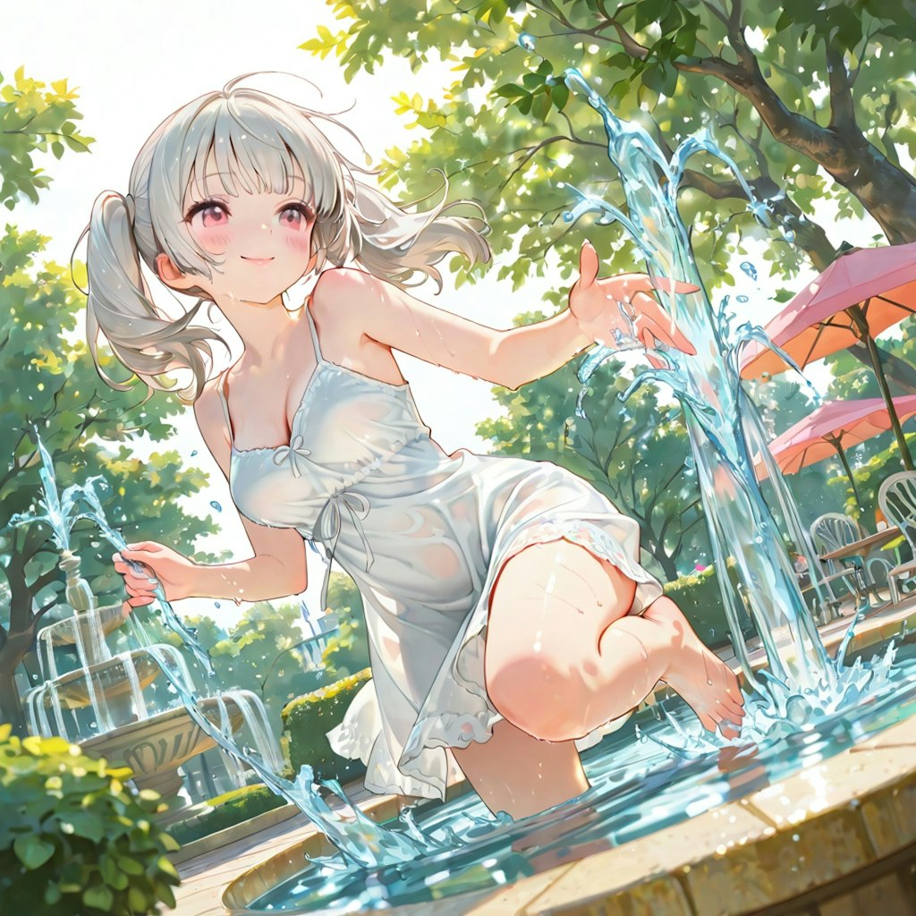 水遊び