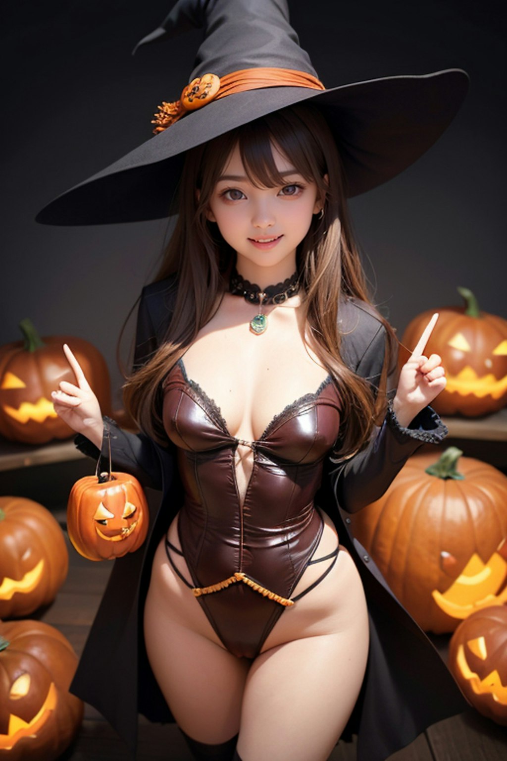 ハロウィンコスプレ ブラウン4