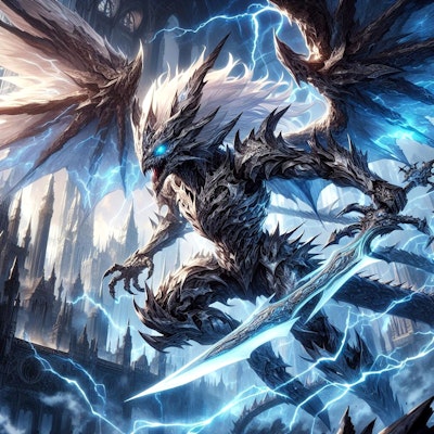白銀の竜騎 -Lightning Dragon Knight-