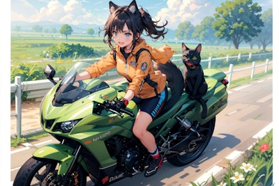 猫バイク