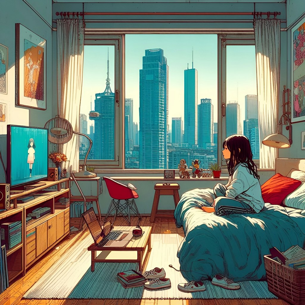 レトロポップな部屋