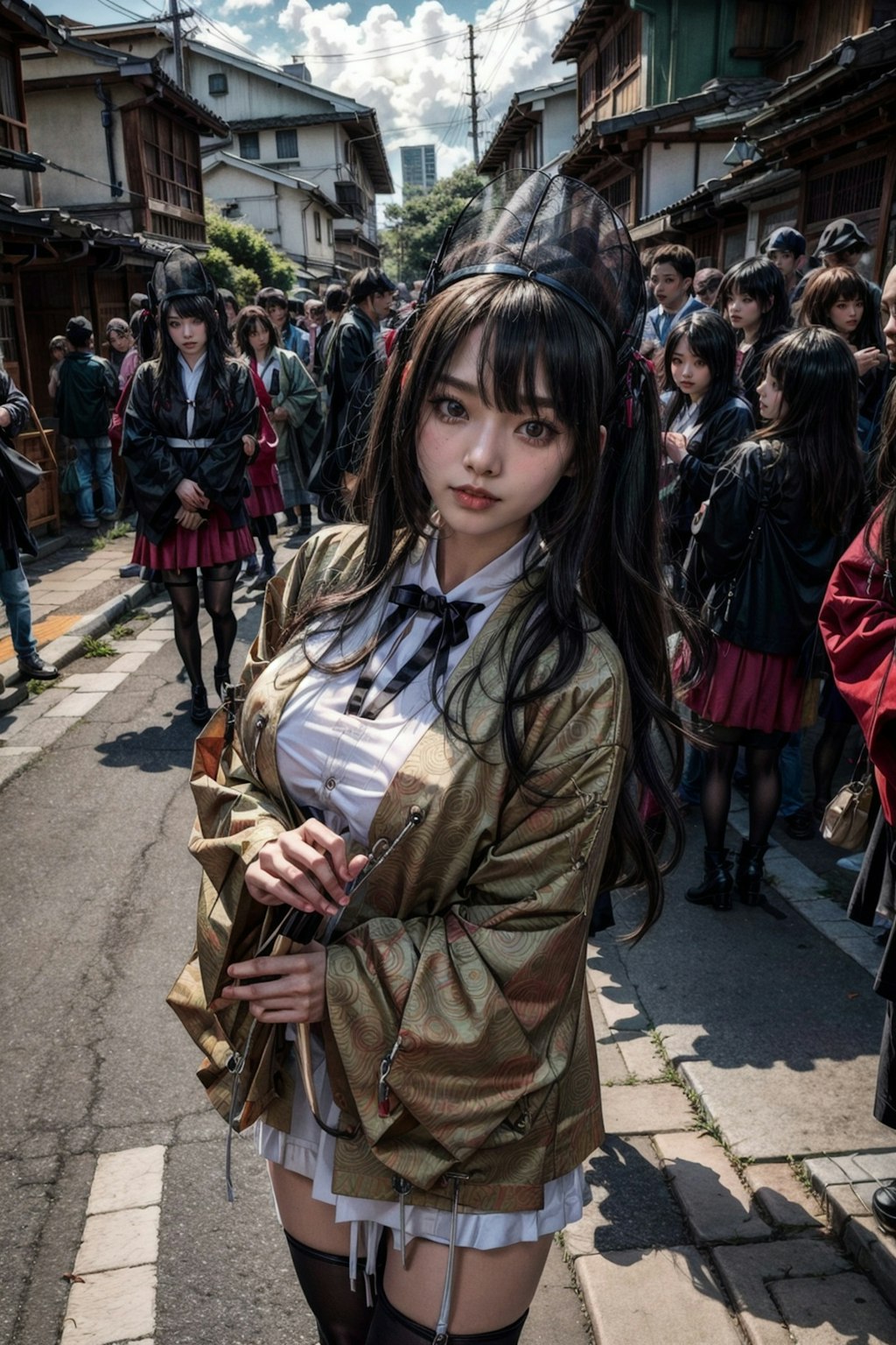 神社でのお祭り2