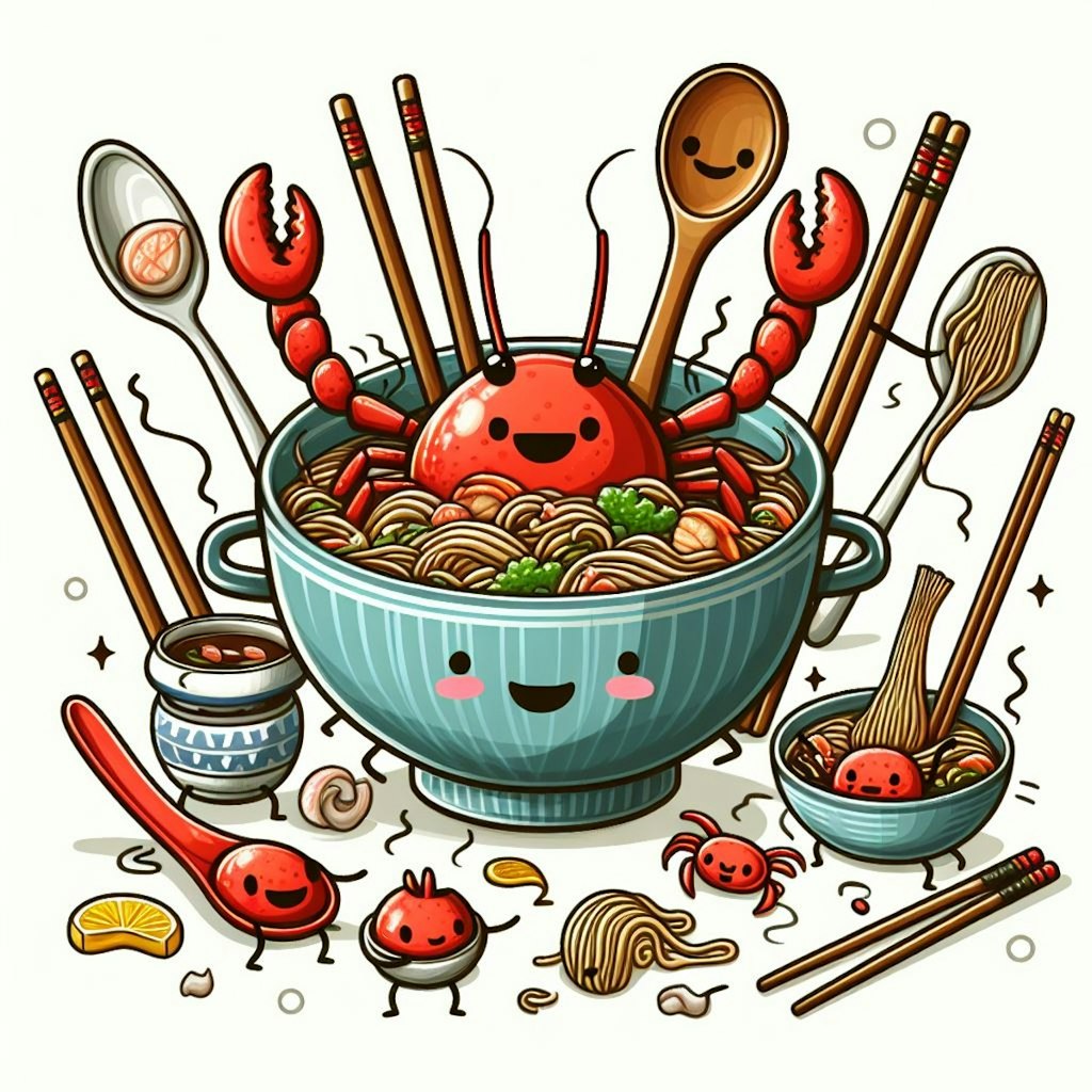 【SAN値注意】擬人化 seafood noodle