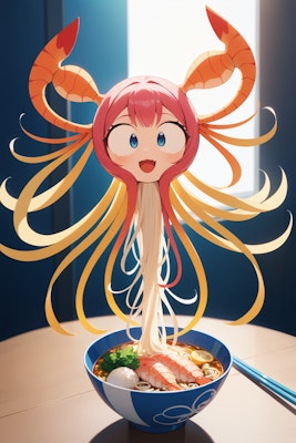 【SAN値注意】擬人化 seafood noodle