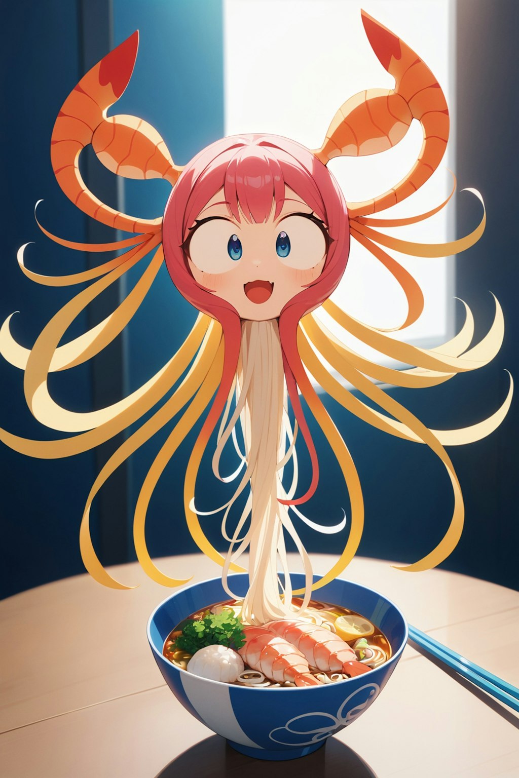 【SAN値注意】擬人化 seafood noodle