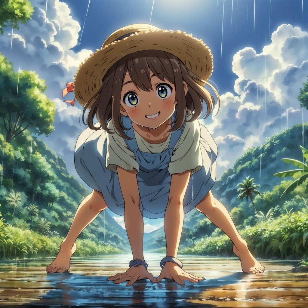 夏の雨