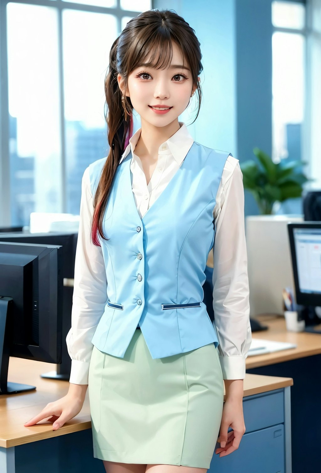 office lady | chichi-pui（ちちぷい）AIグラビア・AIフォト専用の投稿 