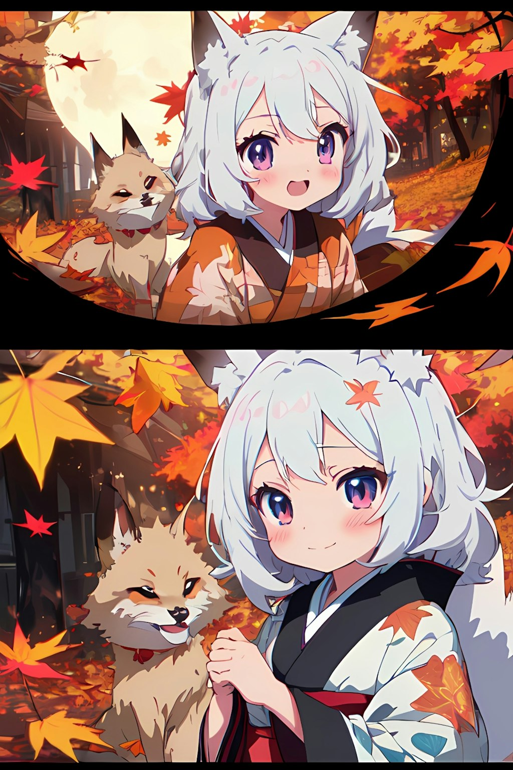 紅葉とケモミミ２