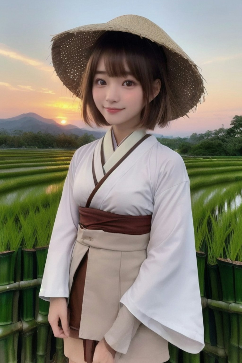 農家ちゃんの夕暮れ