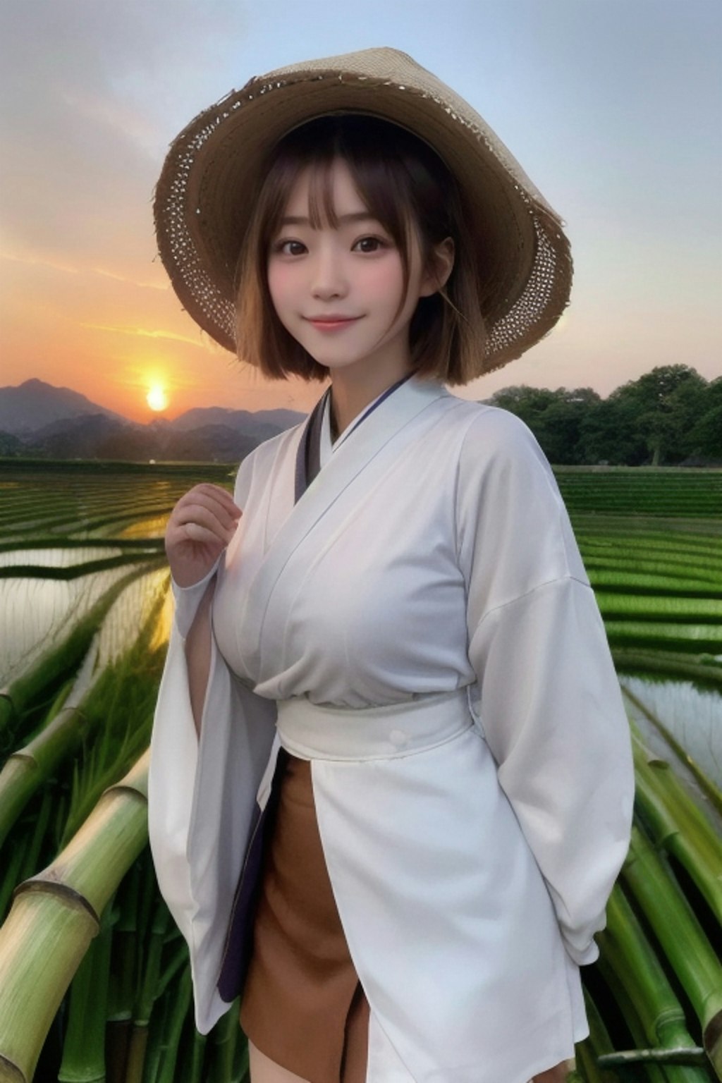 農家ちゃんの夕暮れ