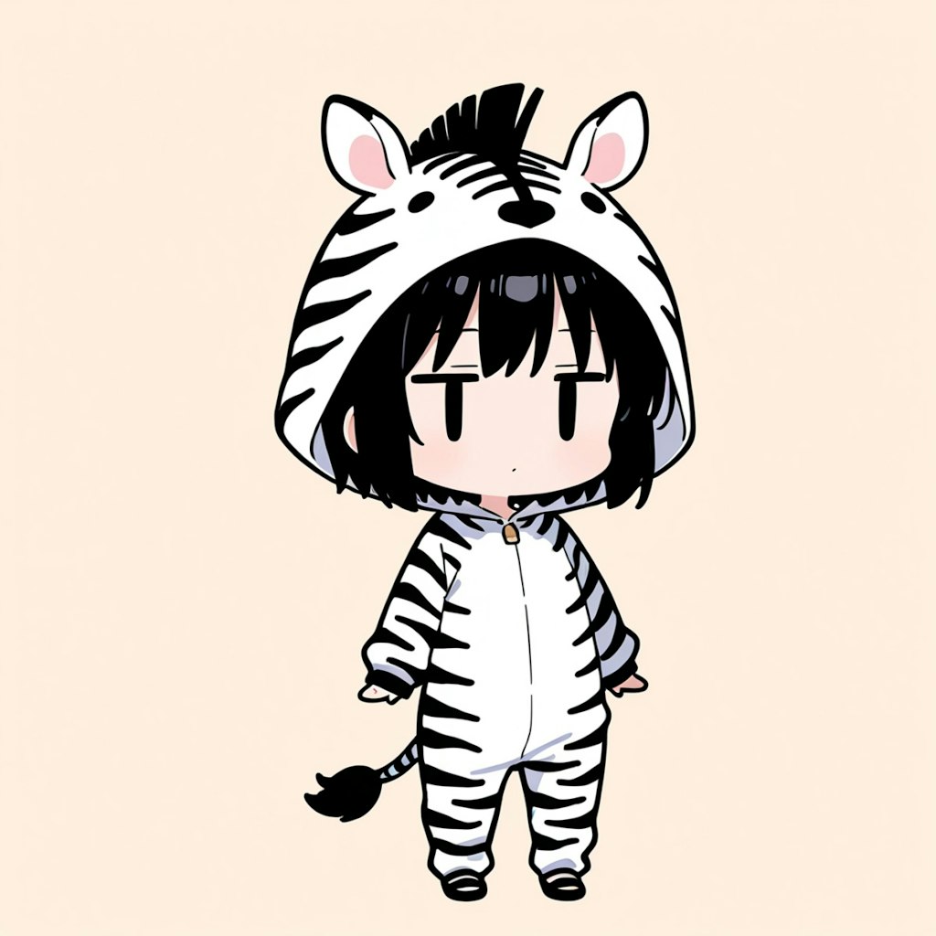 着ぐるみ着せ替え（シマウマ）