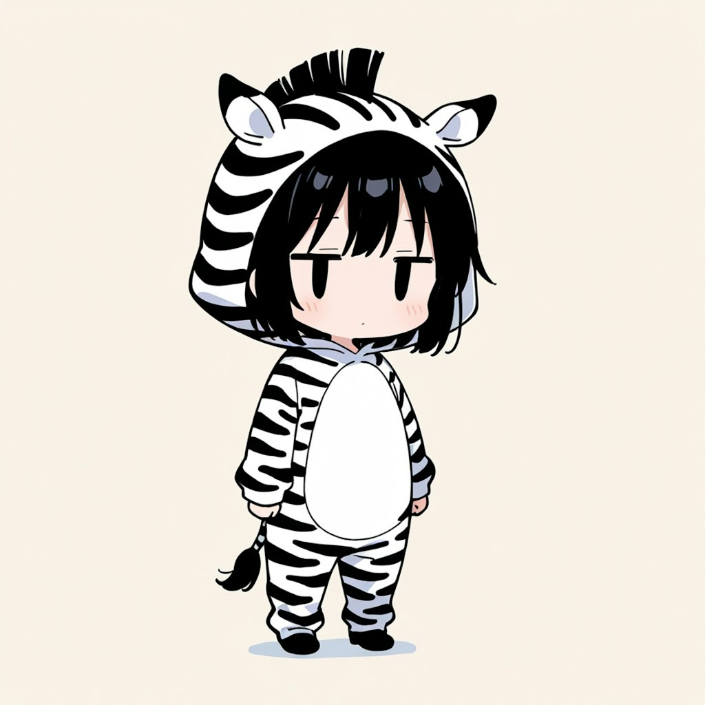 着ぐるみ着せ替え（シマウマ）
