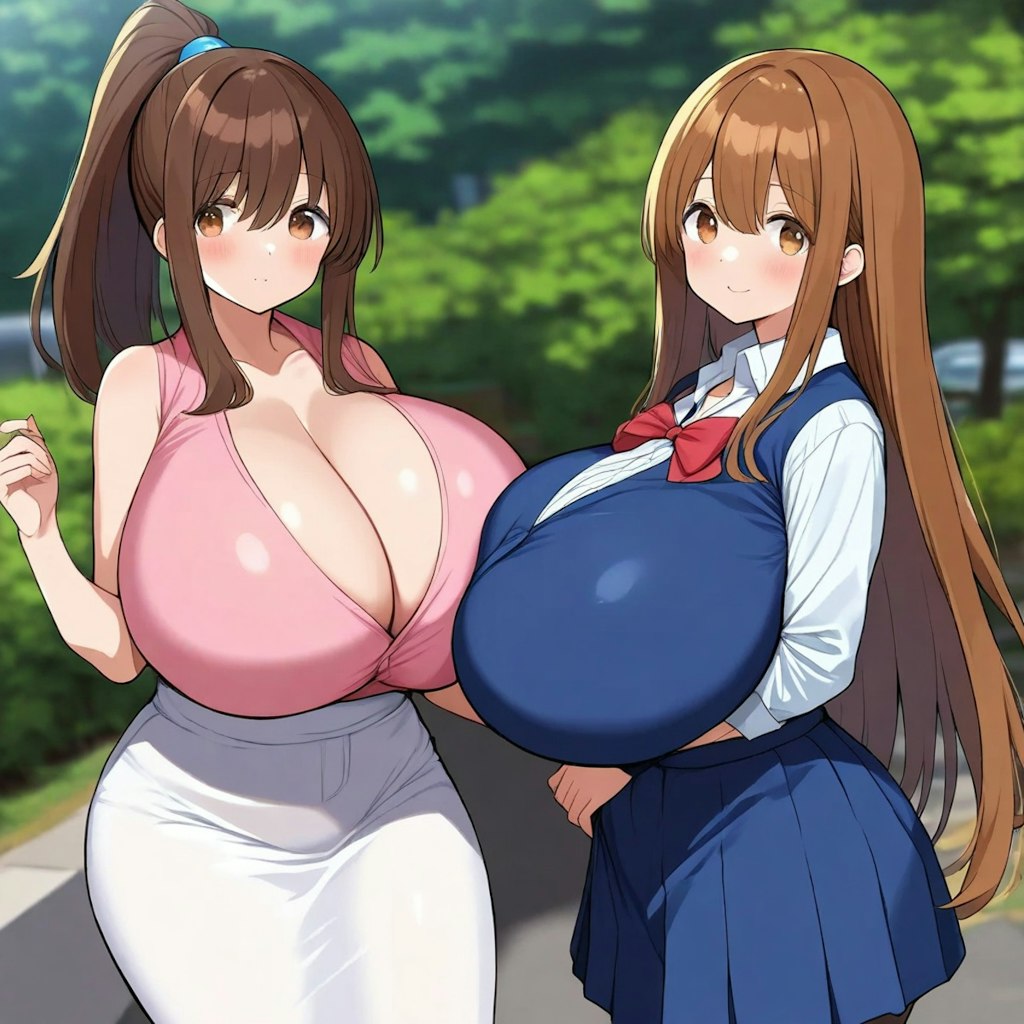 爆乳女子学生  2人　2025/6/13