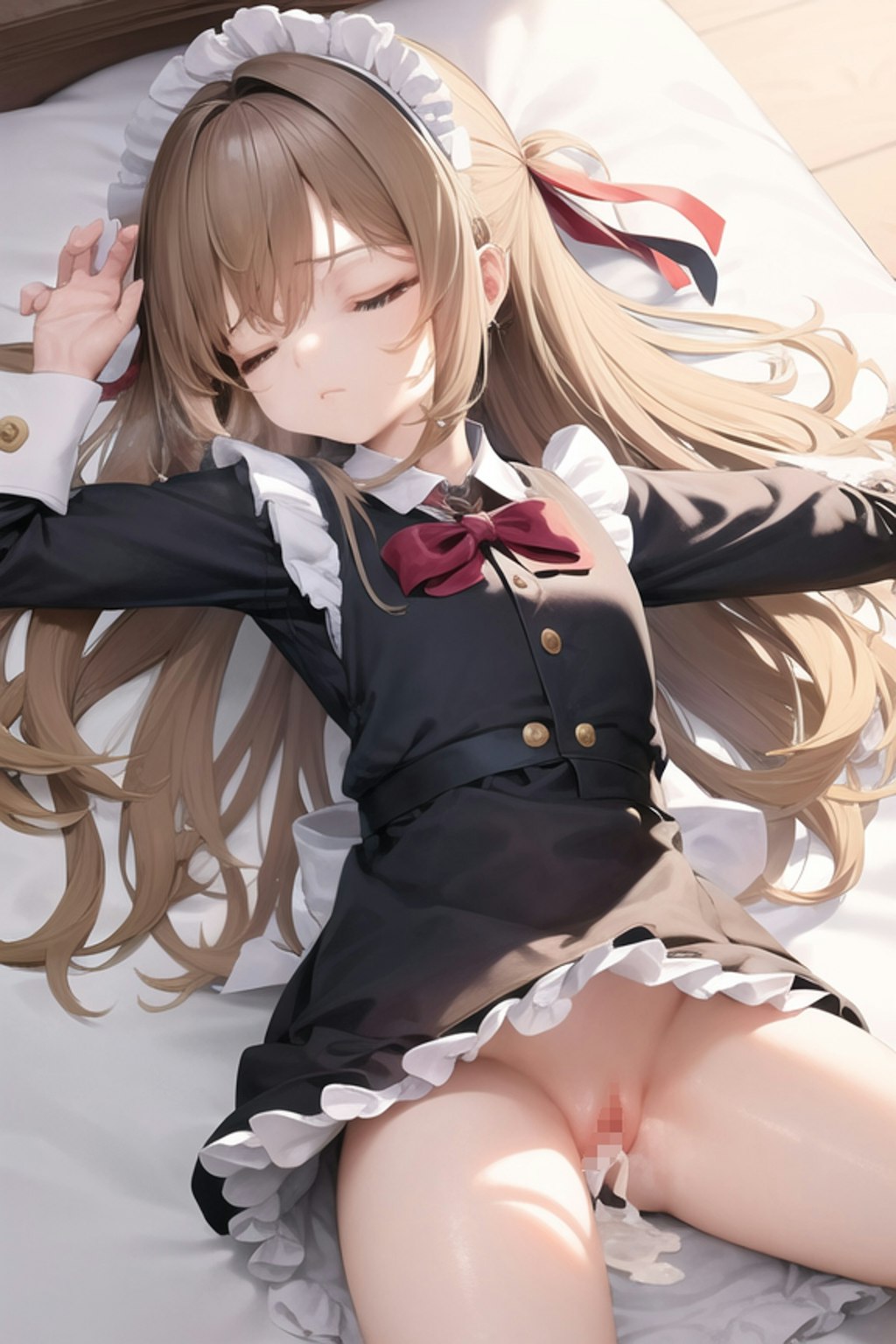 お昼寝メイド睡眠中だし