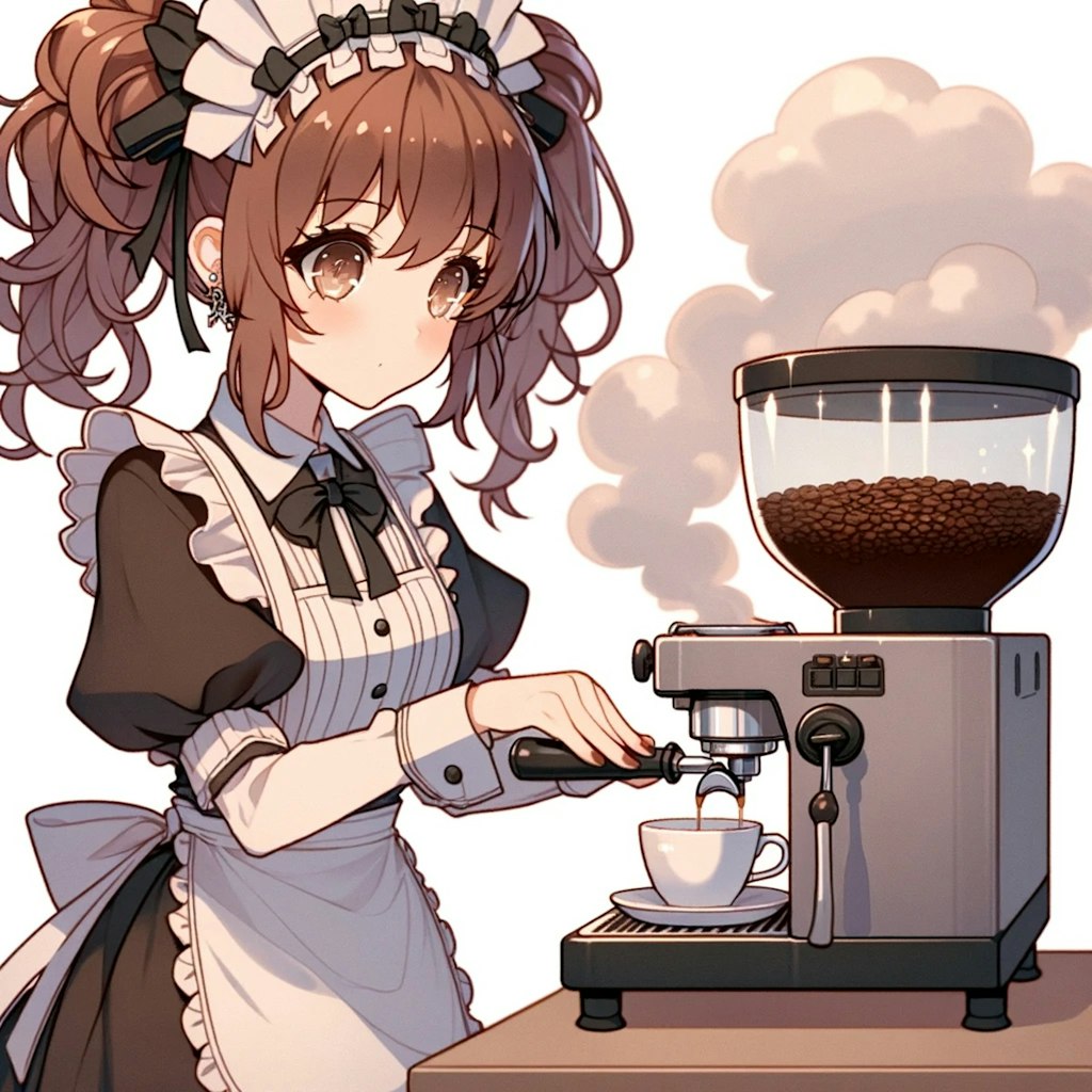 コーヒーを淹れる