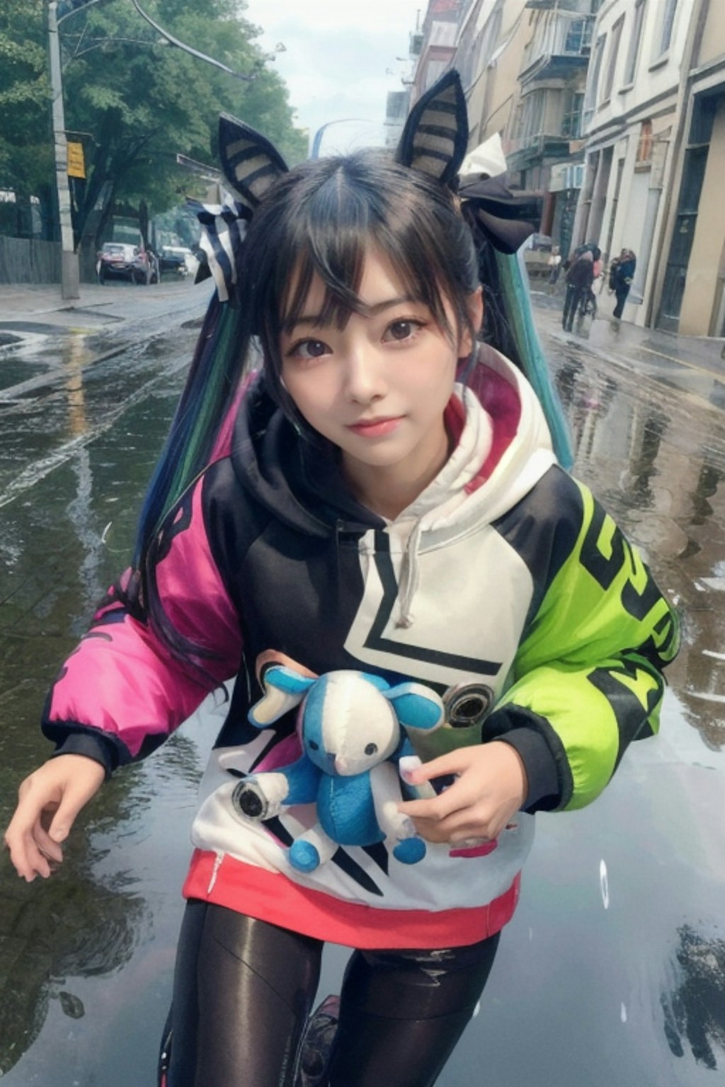 雨にも負けず走りこみ