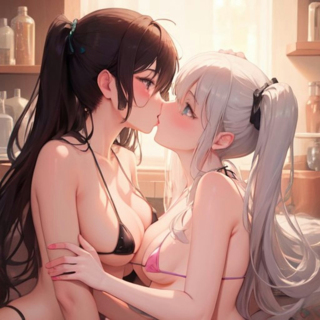 百合キス_マイクロビキニ部03