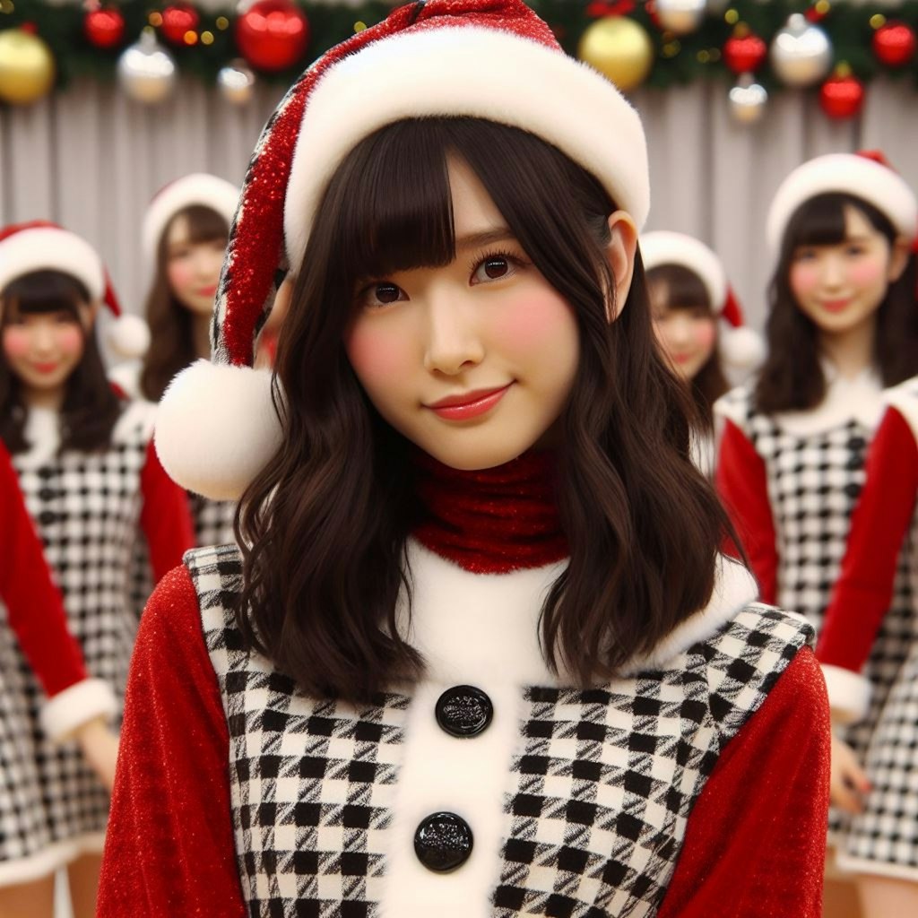 クリスマスライブのリハーサル中