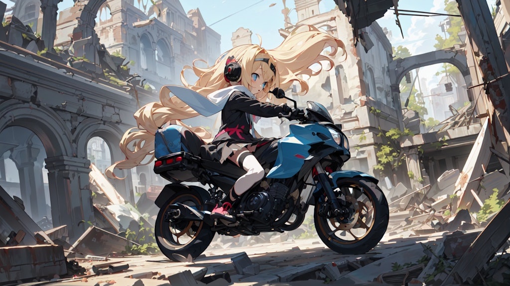 riding motorbike