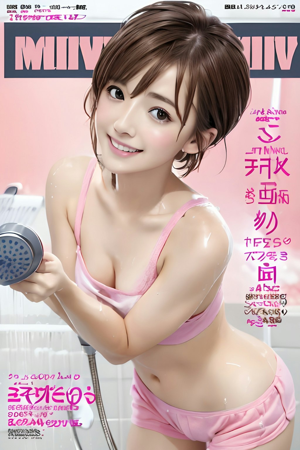 雑誌の表紙を飾る れなちゃん