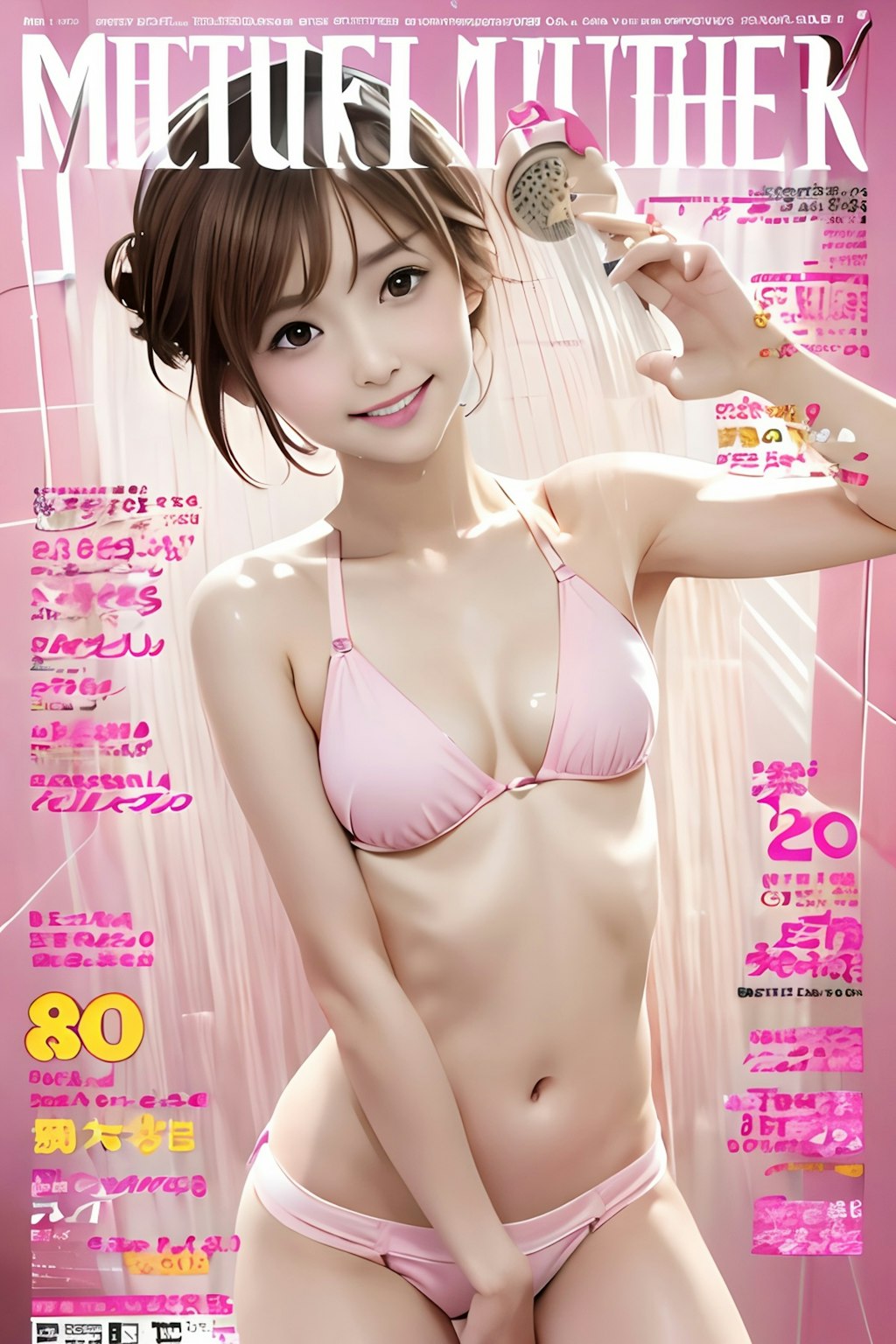 雑誌の表紙を飾る れなちゃん