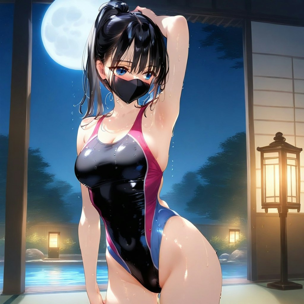 競泳水着忍者さん！