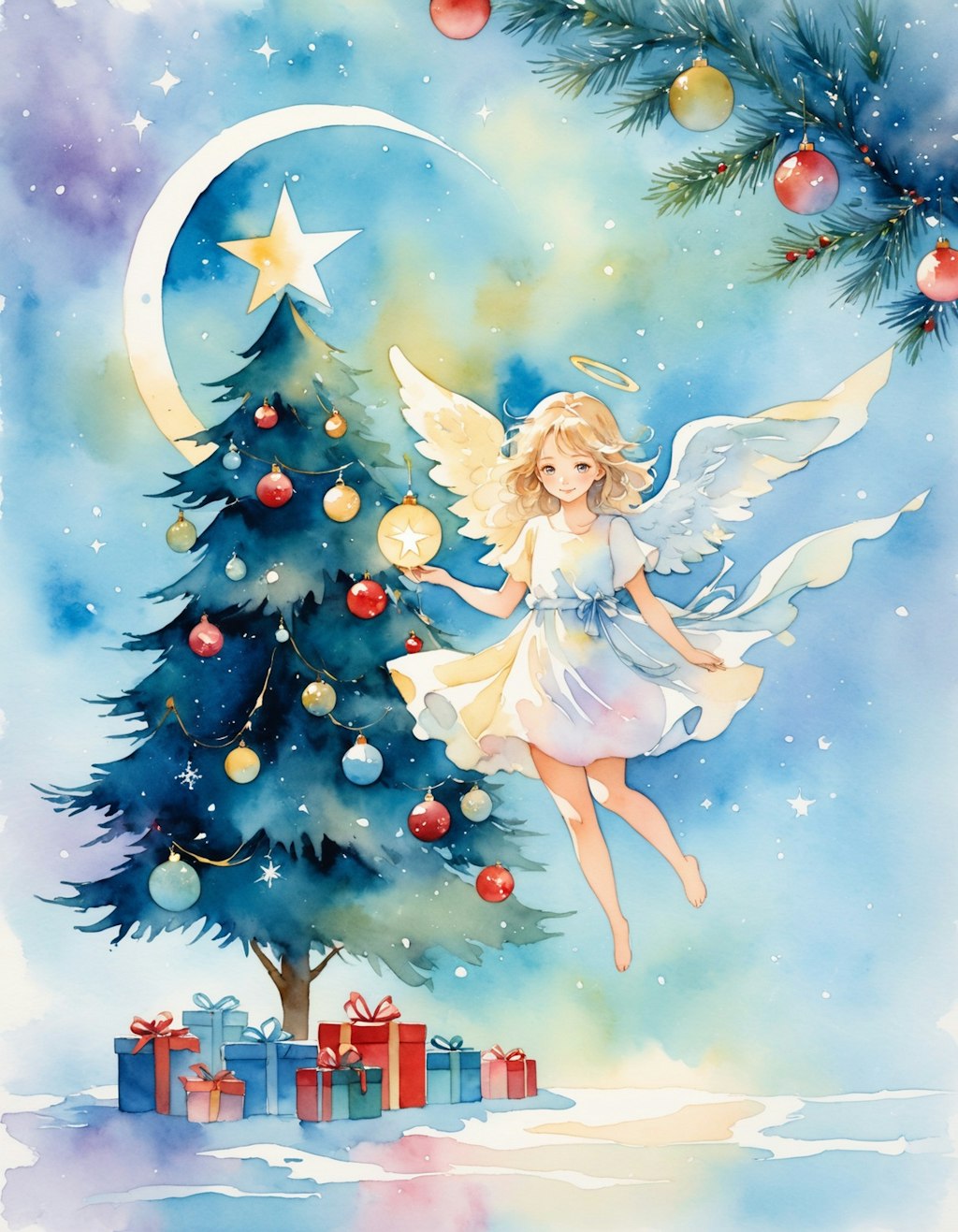 The Lonely Angel and the Christmas Tree