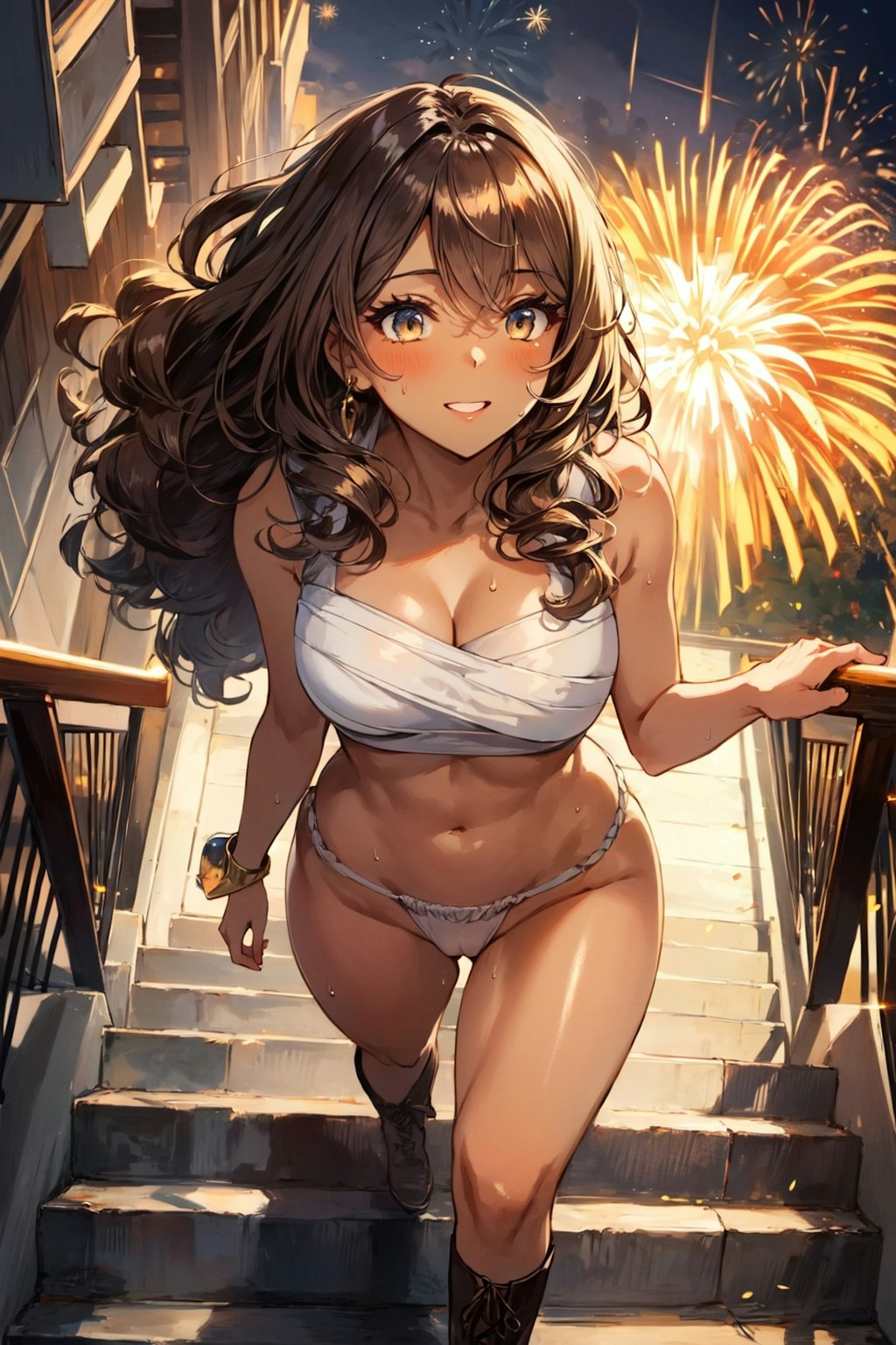 夏祭りで見かけたお姉さん