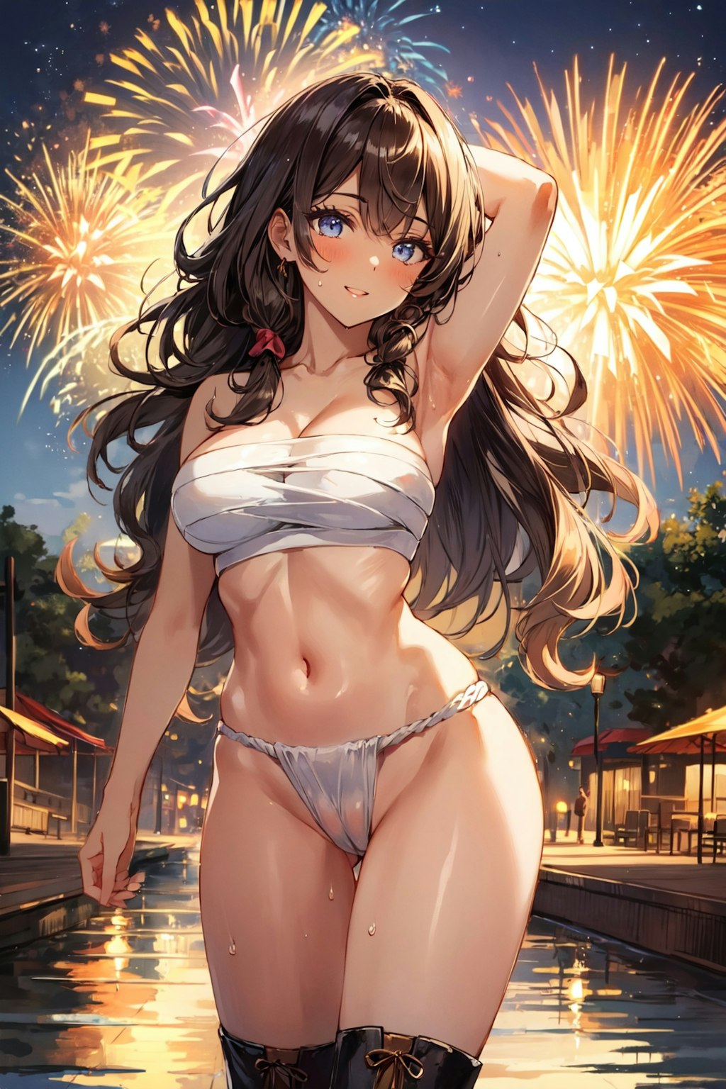 夏祭りで見かけたお姉さん