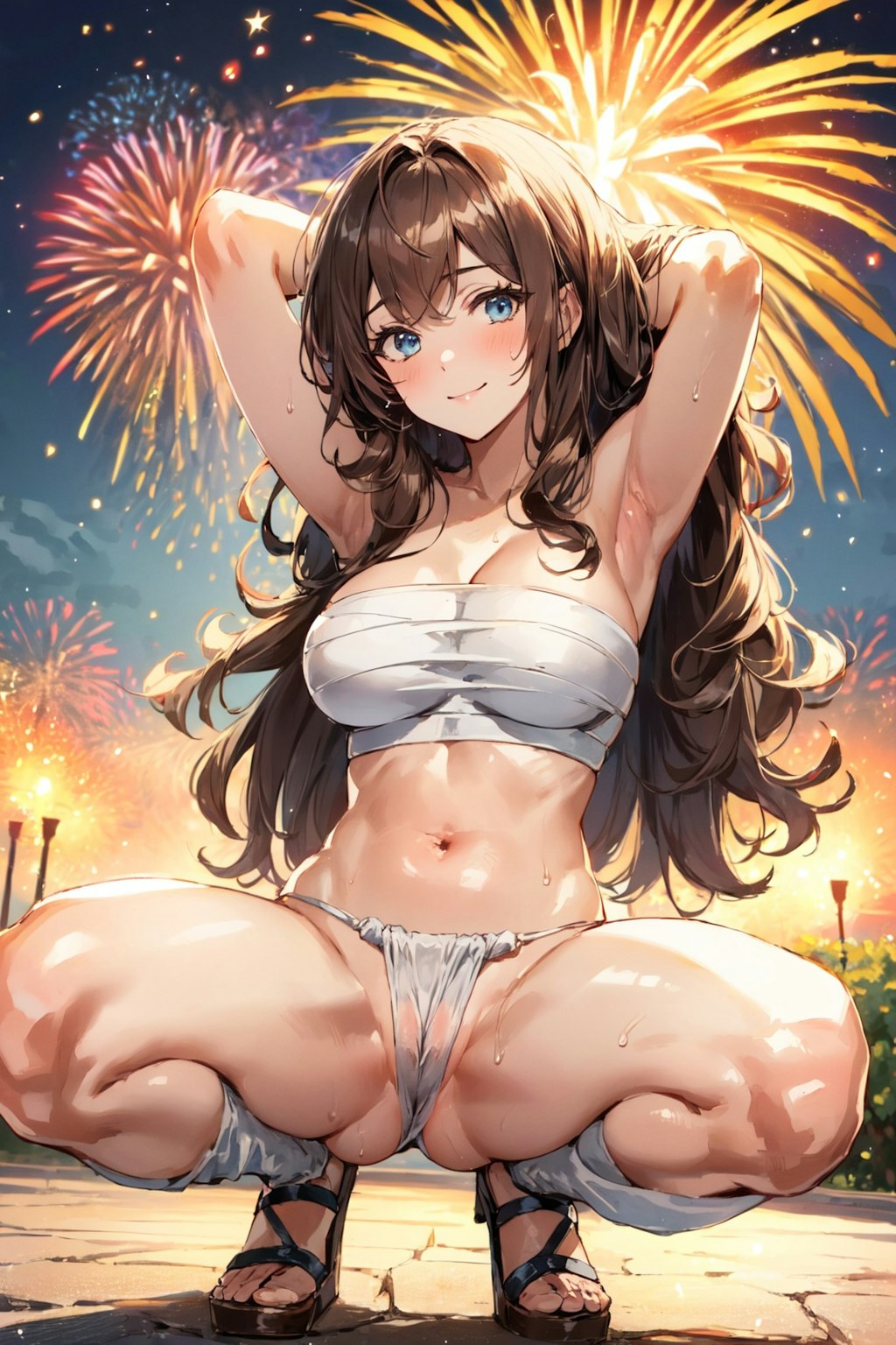 夏祭りで見かけたお姉さん