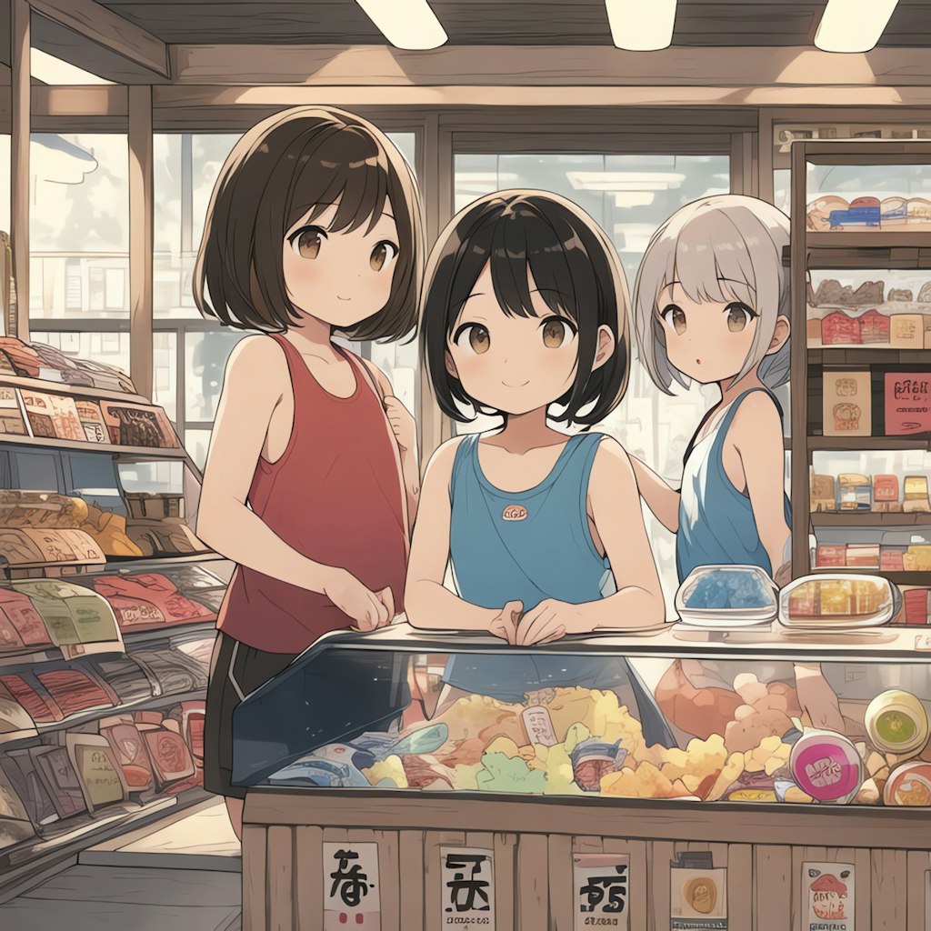 駄菓子屋のおねえさん