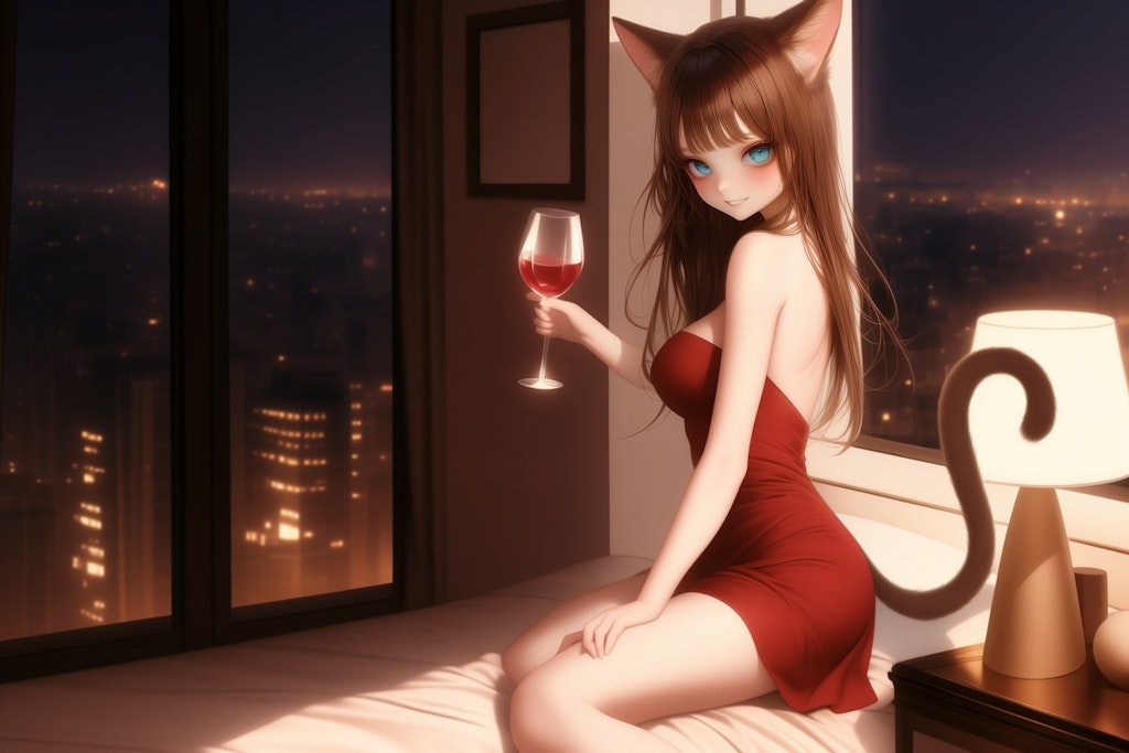 Red Cat Girl