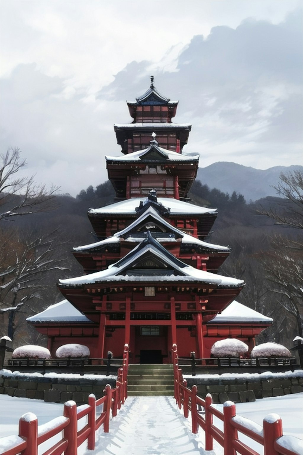 降雪城郭