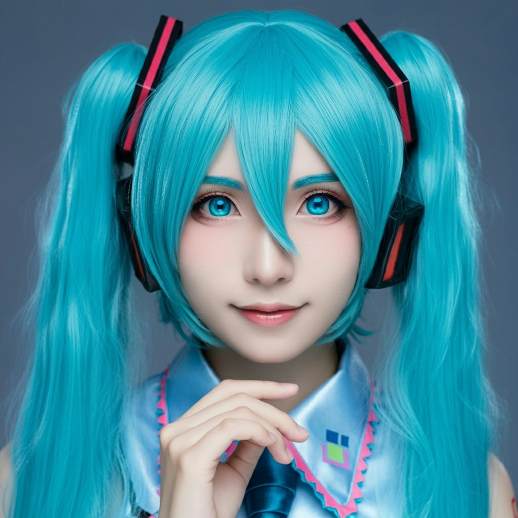 初音ミクのコスプレ