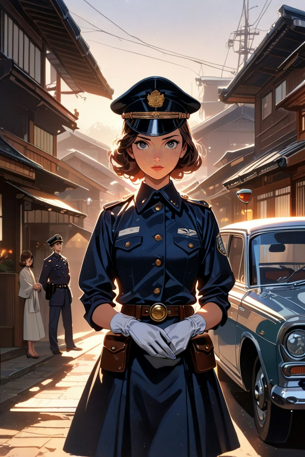 レトロな婦警さん