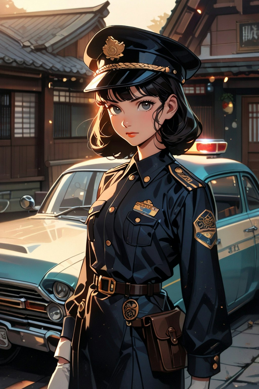 レトロな婦警さん