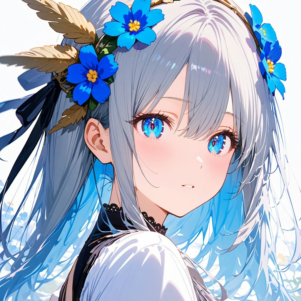 澄んだ青