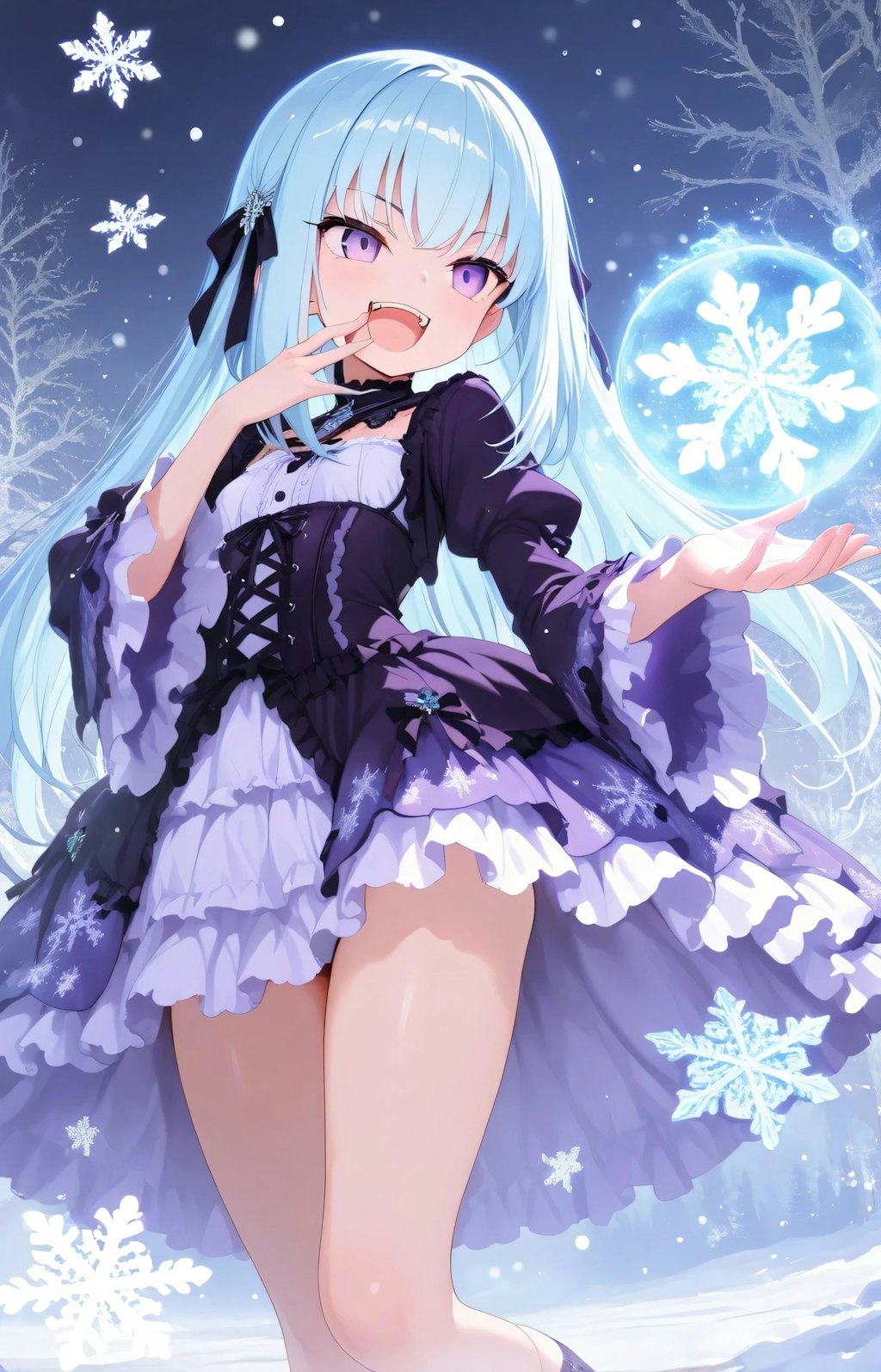 エヘヘ〜🎶 ロリ スーパーメイドちゃん🧊❄
