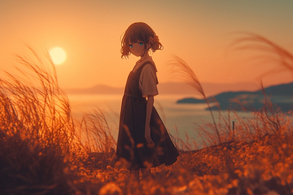 夕暮れのおだんごちゃん🍡✨04