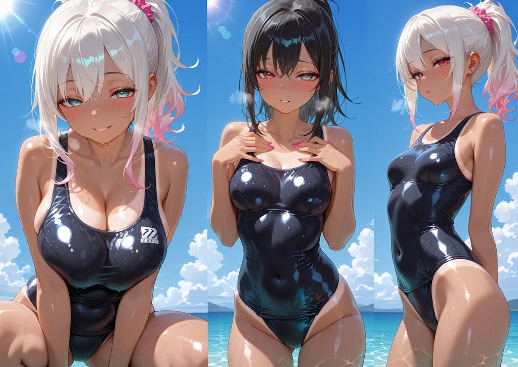 夏！海！水着！・・・スクール水着♪