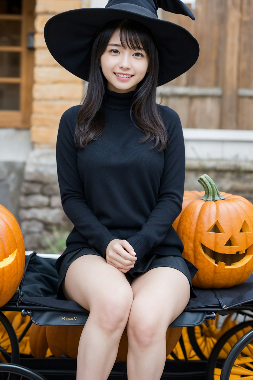 ハロウィンの女の子