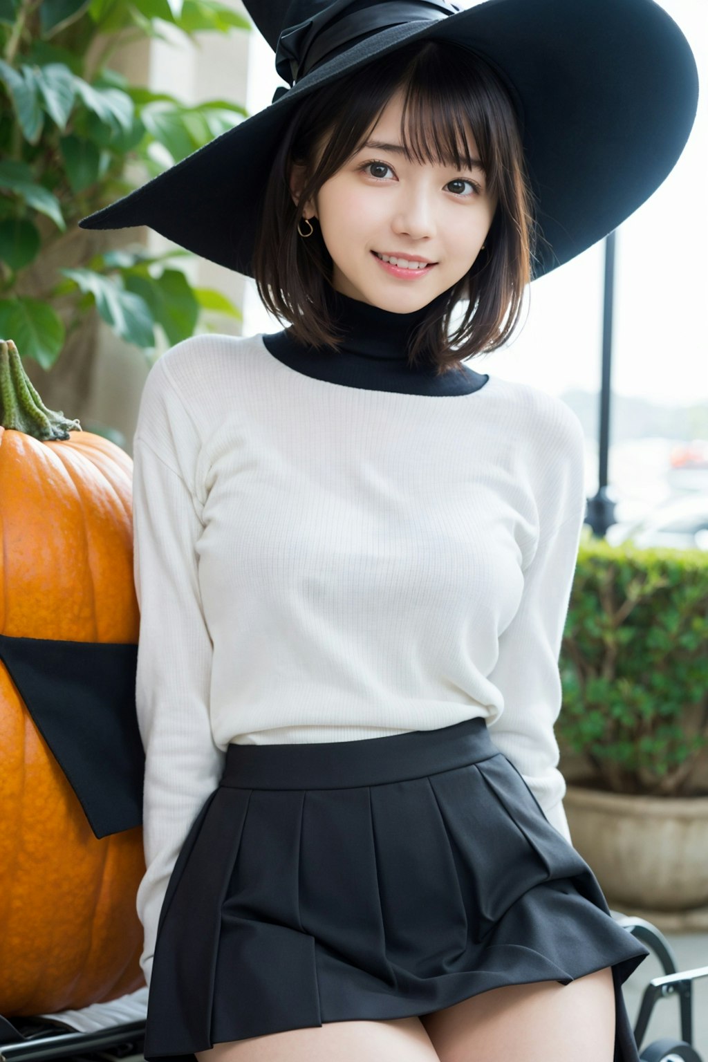 ハロウィンの女の子