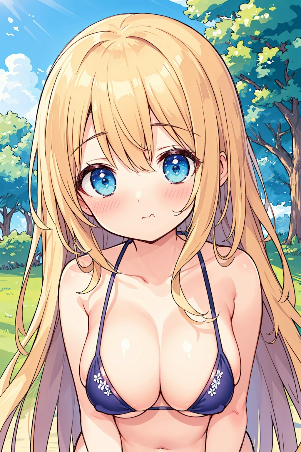 布少なめ水着ロリ(14)
