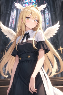 教会に行ったら金髪天使に出会った。