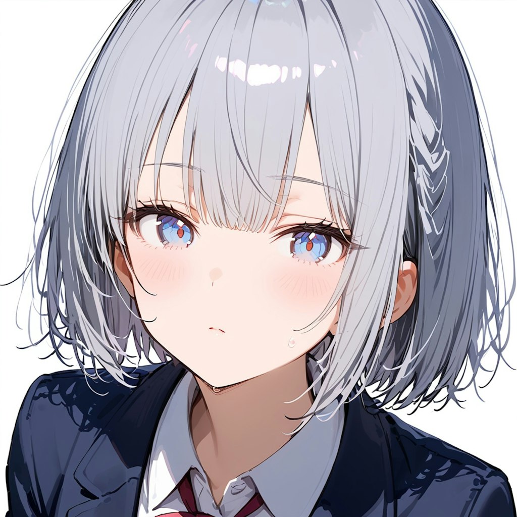 白髪の女の子