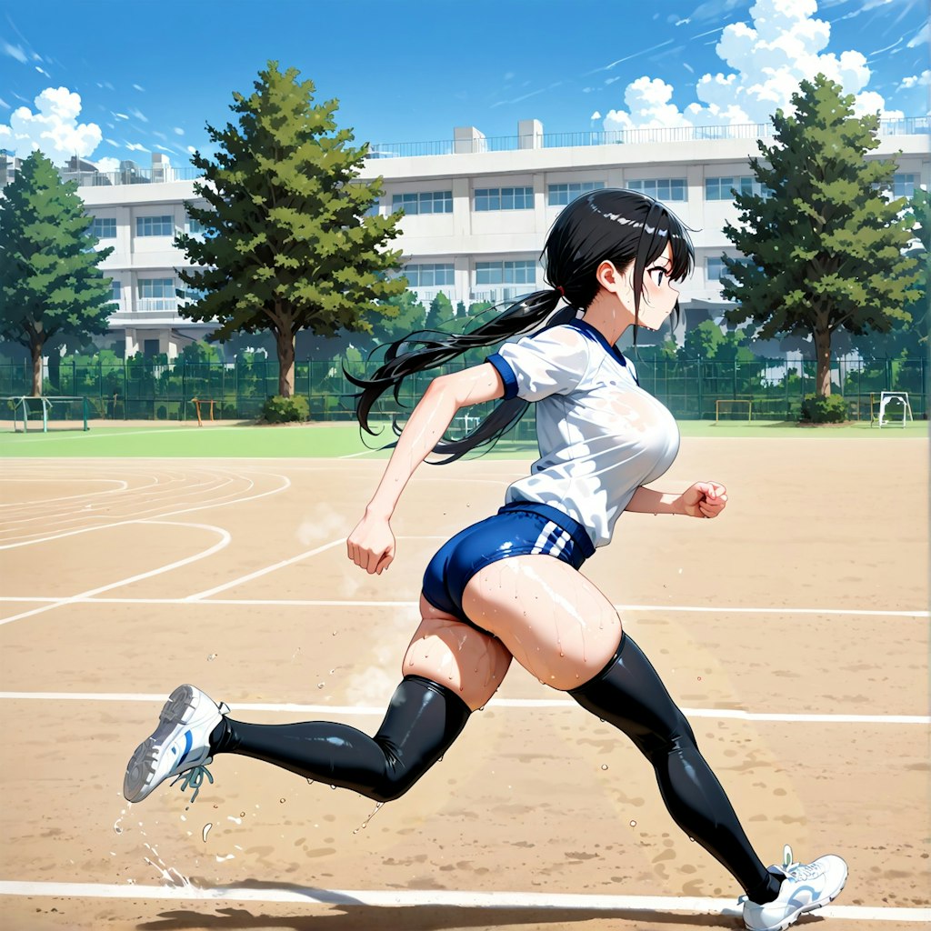 暑い日の体育